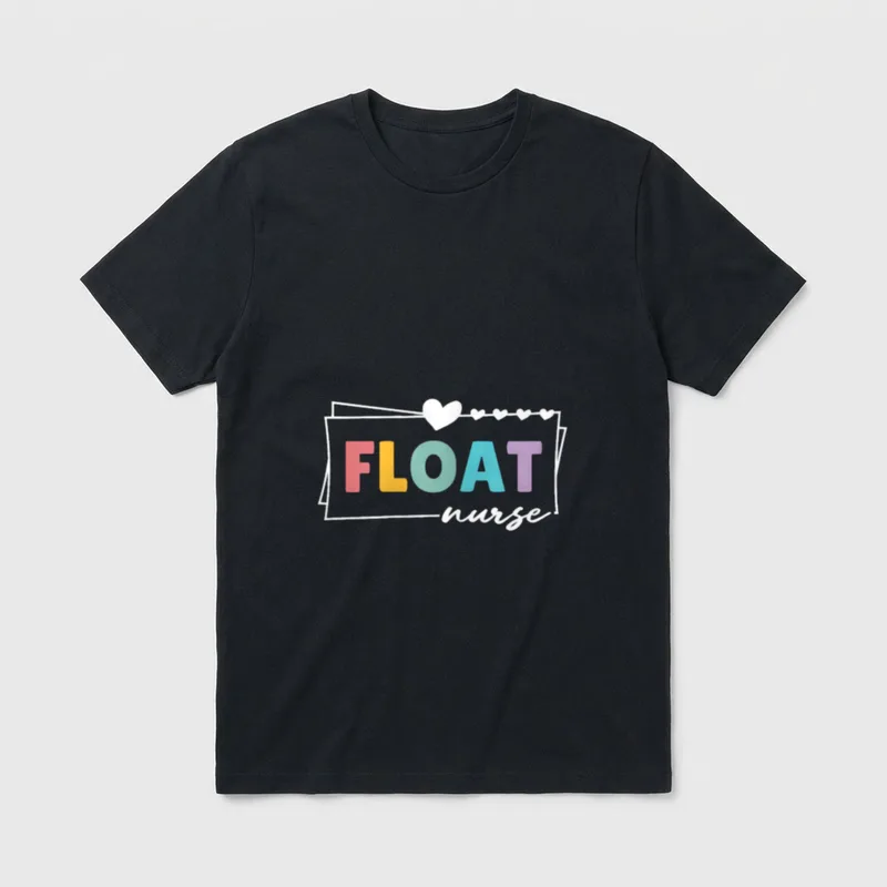 Float Nurse Nursing Cute Registered Pool T-Shirt – Classic T-Shirt in Black