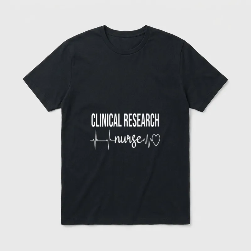 RN Clinical Research Nurse Practitioner Nursing T-Shirt – Classic T-Shirt in Black