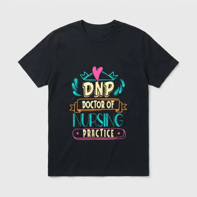 DNP Doctor of Nursing Practice Symbol T-Shirt – Classic T-Shirt in Black