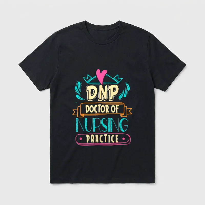DNP Doctor of Nursing Practice Symbol T-Shirt – Classic T-Shirt in Black