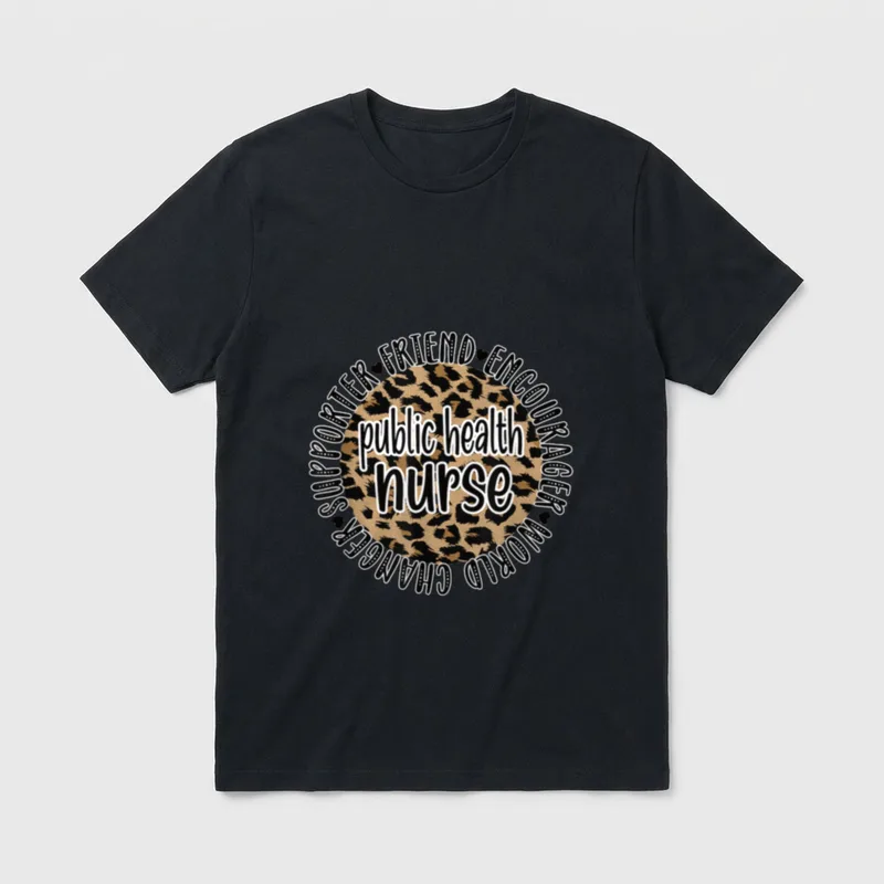 Public Health Nurse Appreciation Nursing Student T-Shirt – Classic T-Shirt in Black