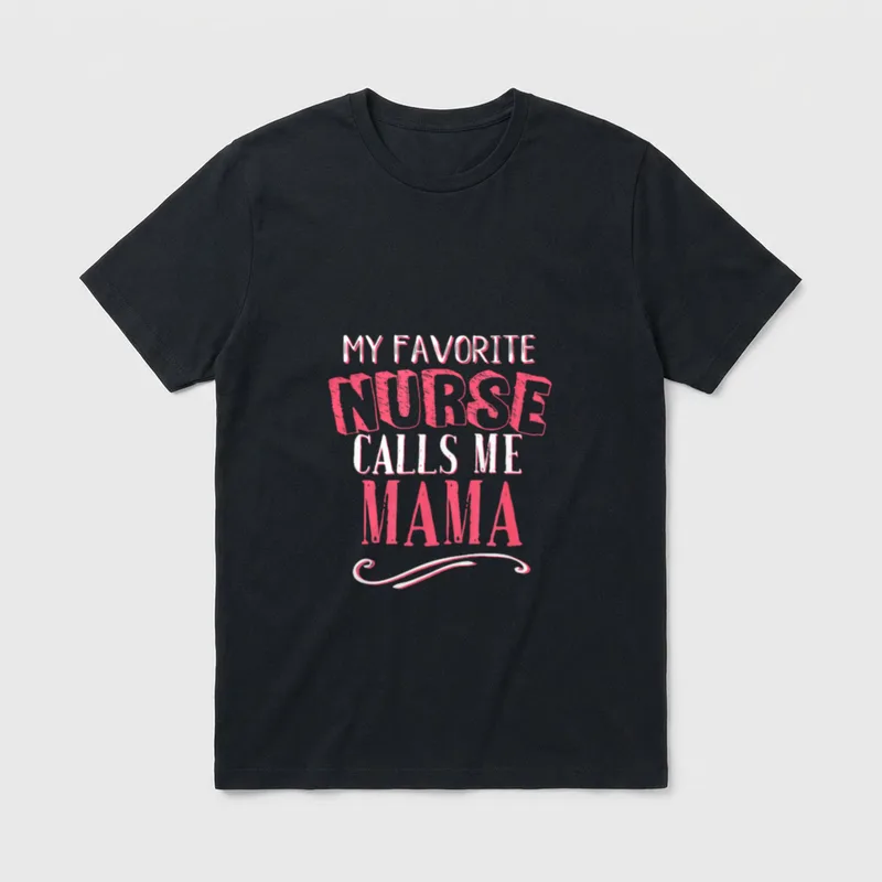 My Favorite Nurse Calls Me Graduation T-Shirt – Classic T-Shirt in Black