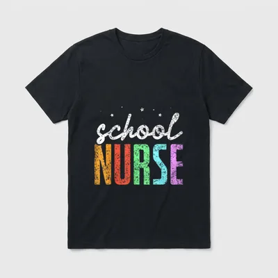 School Nurse Nursing Nurses Job Show T-Shirt – Classic T-Shirt in Black