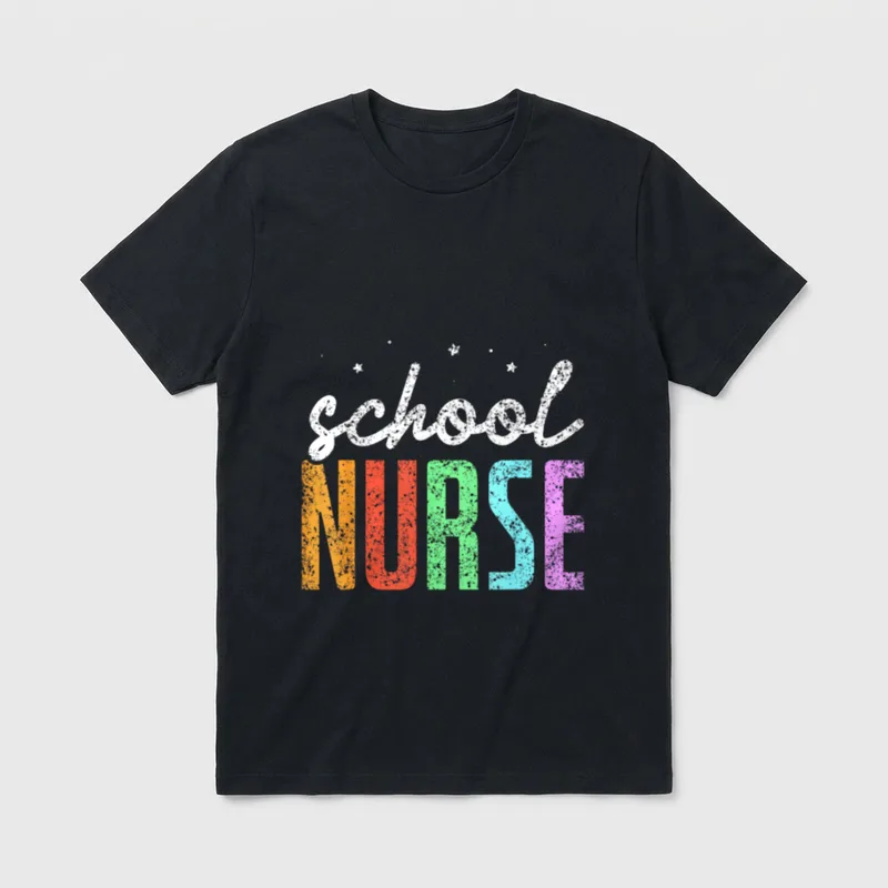 School Nurse Nursing Nurses Job Show T-Shirt – Classic T-Shirt in Black