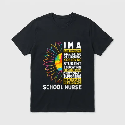 School Nurse Must Haves Nursing Office T-Shirt – Classic T-Shirt in Black