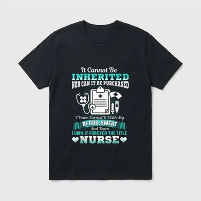 Nursing School Graduate Nurse T-Shirt – Classic T-Shirt in Black