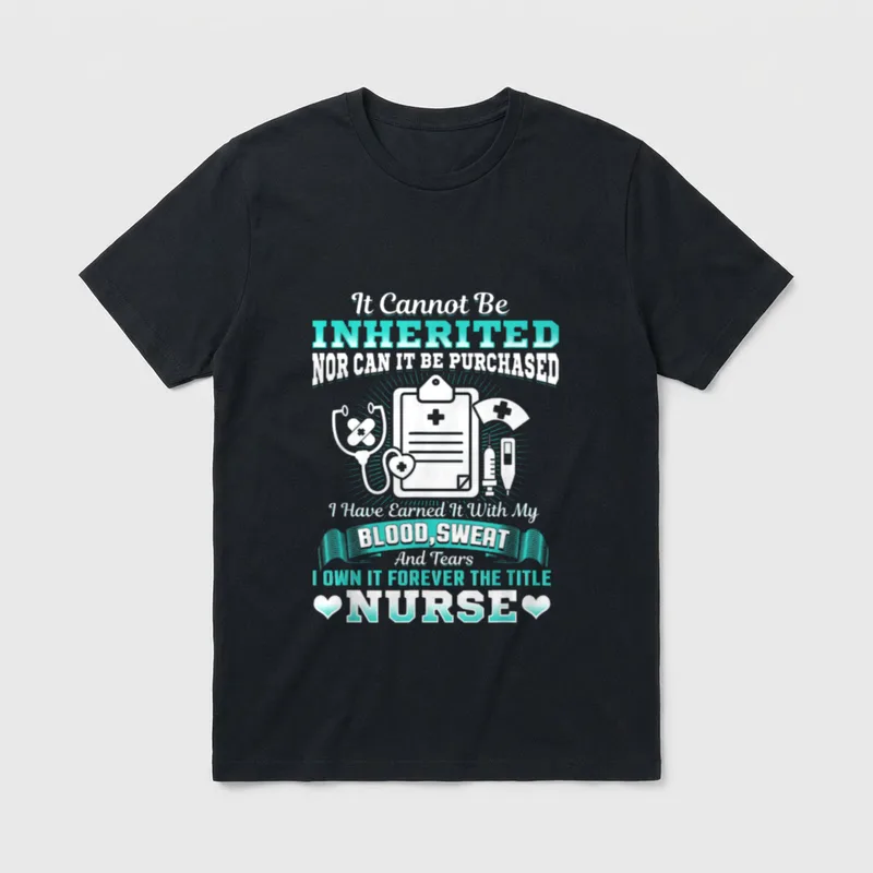 Nursing School Graduate Nurse T-Shirt – Classic T-Shirt in Black
