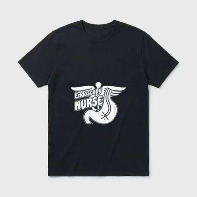 Endoscopy Nurse Nursing Department RN T-Shirt – Classic T-Shirt in Black