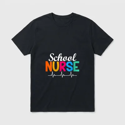 School Nurse Job Nursing Nurses Off T-Shirt – Classic T-Shirt in Black