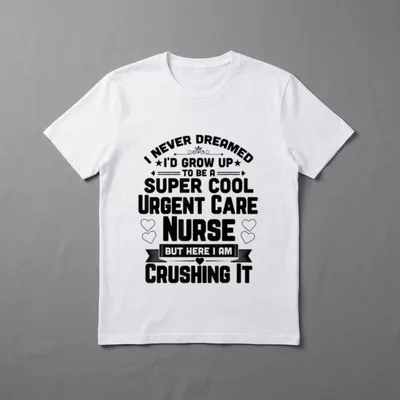 Super Cool Urgent Care Nurse T-Shirt – Classic T-Shirt in Black