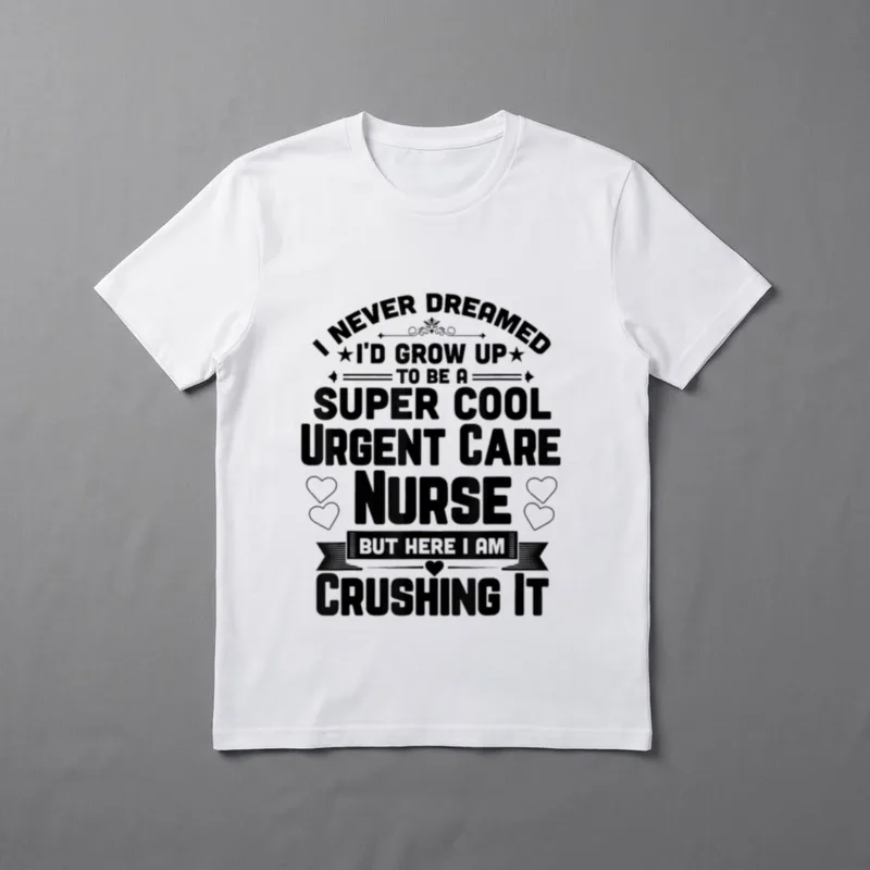 Super Cool Urgent Care Nurse T-Shirt – Classic T-Shirt in Black