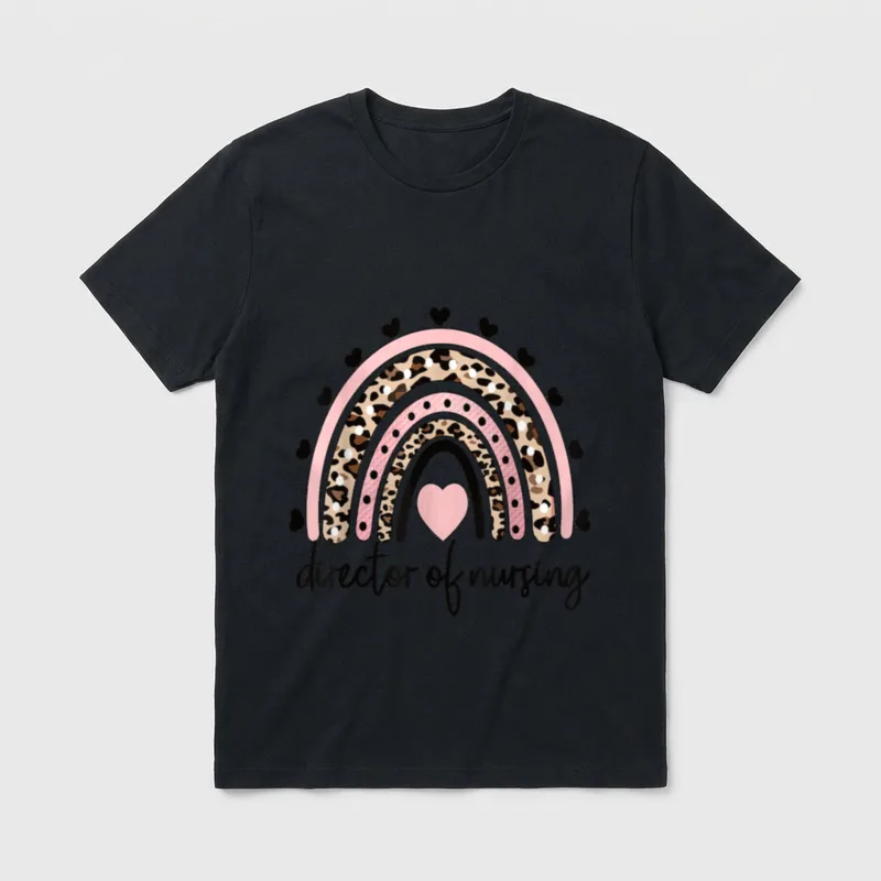 Director of Nursing Rainbow Nurse T-Shirt – Classic T-Shirt in Black