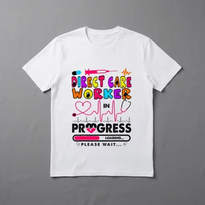 Care Worker in Progress Future Nurse T-Shirt – Classic T-Shirt in Black