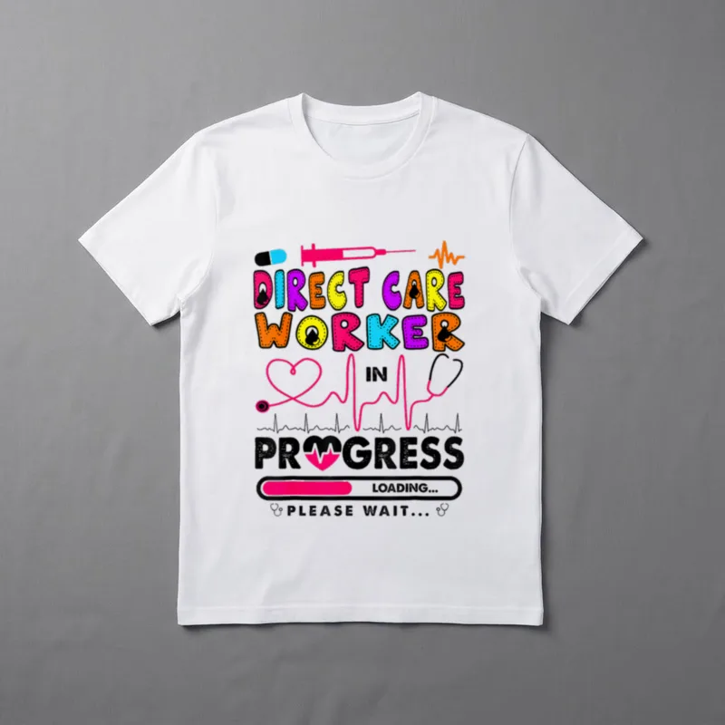 Care Worker in Progress Future Nurse T-Shirt – Classic T-Shirt in Black