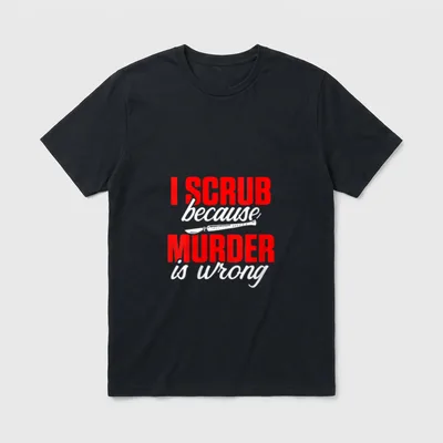 Operating Room Nurse Scrub Nursing T-Shirt – Classic T-Shirt in Black