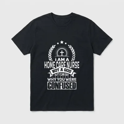 Home Care Nurse Job Colleague T-Shirt – Classic T-Shirt in Black