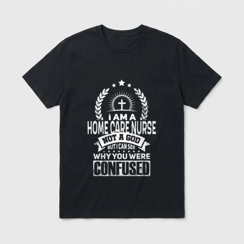 Home Care Nurse Job Colleague T-Shirt – Classic T-Shirt in Black