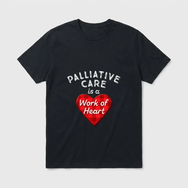 Palliative Care Nurse Nursing Work T-Shirt – Classic T-Shirt in Black