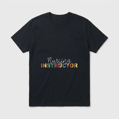 Cute Nursing Instructor Leopard Clinical Nurse T-Shirt – Classic T-Shirt in Black