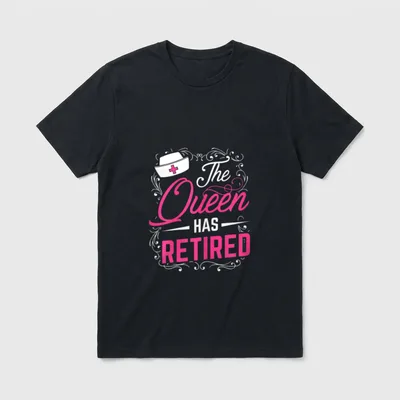 Retired Nurse Cool Nursing Retirements Tired T-Shirt – Classic T-Shirt in Black