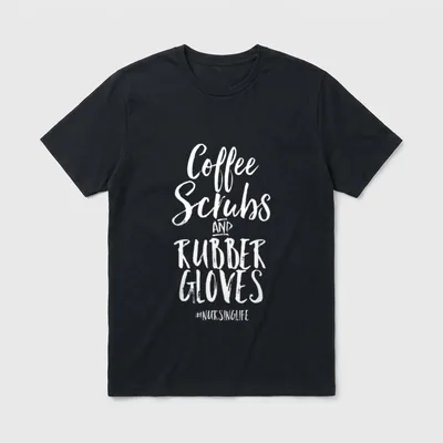Rubber Gloves Funny Proud Love Nurse T-Shirt – Classic T-Shirt in Black