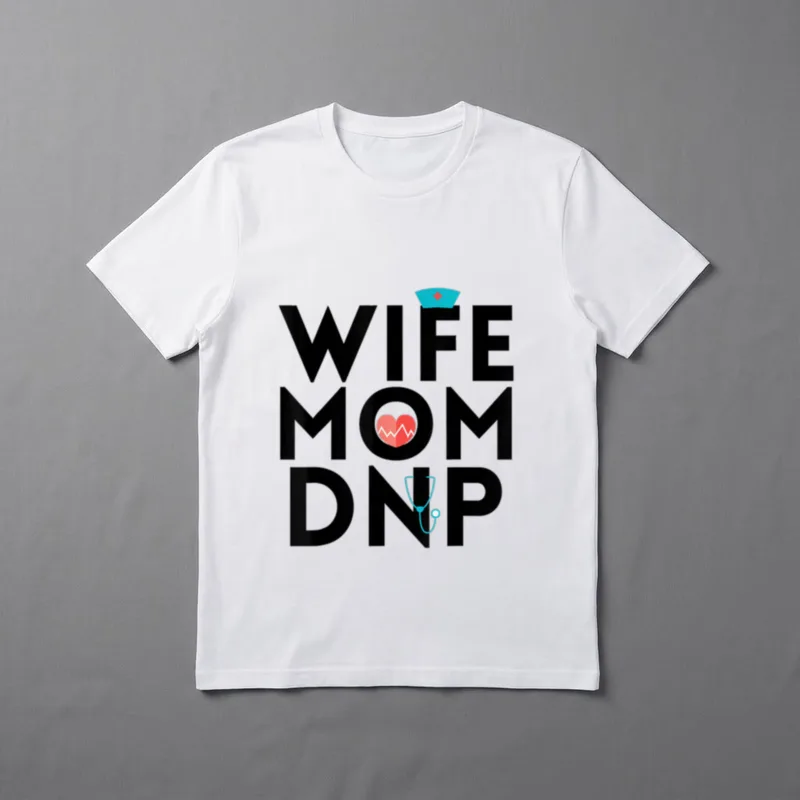 Wife Mom Nurse Practitioner Graduation 2026 T-Shirt – Classic T-Shirt in Black