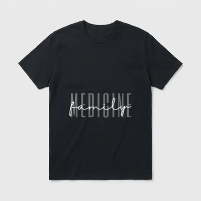 Family Medicine Doctor Nurse Future T-Shirt – Classic T-Shirt in Black