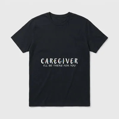 There for You Midwife Nurse Social T-Shirt – Classic T-Shirt in Black
