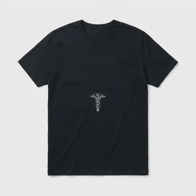 Caduceus Symbol Nurse Doctor Medic RN T-Shirt – Classic T-Shirt in Black