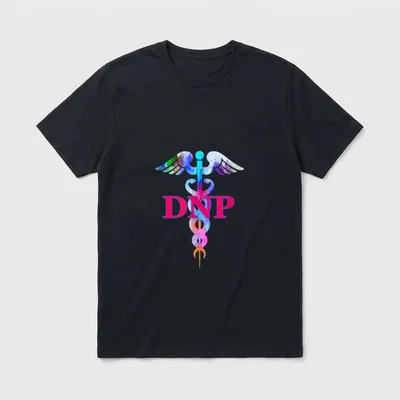 Doctor of Nursing Practice DNP Caduceus T-Shirt – Classic T-Shirt in Black
