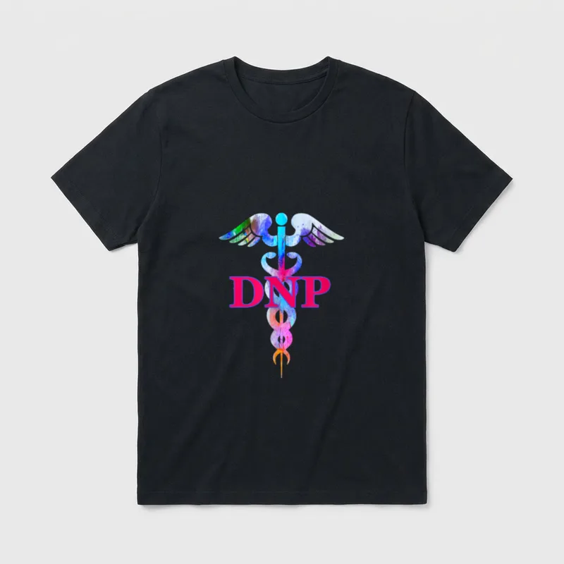 Doctor of Nursing Practice DNP Caduceus T-Shirt – Classic T-Shirt in Black