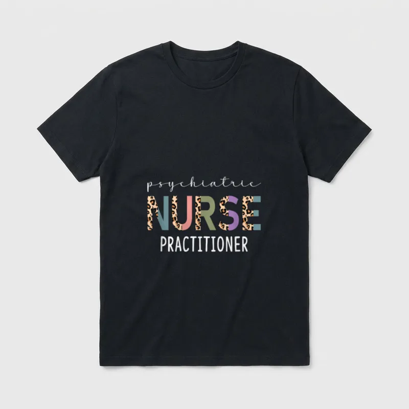 Funny Psychiatric Nurse Practitioner PMHNP T-Shirt – Classic T-Shirt in Black