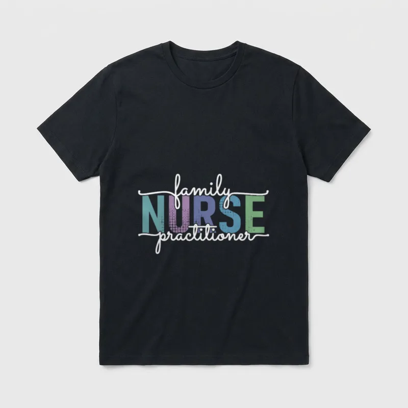 Family Nurse Practitioner FNP Medicine Therapist T-Shirt – Classic T-Shirt in Black