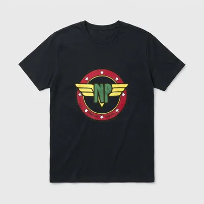 Vintage Wonder Nurse NP Superhero Distressed T-Shirt – “NP” with “WONDER NURSE” and “SUPERPOWER” – Classic T-Shirt in Black