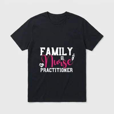 Family Nurse Practitioner FNP Care Student T-Shirt – Classic T-Shirt in Black
