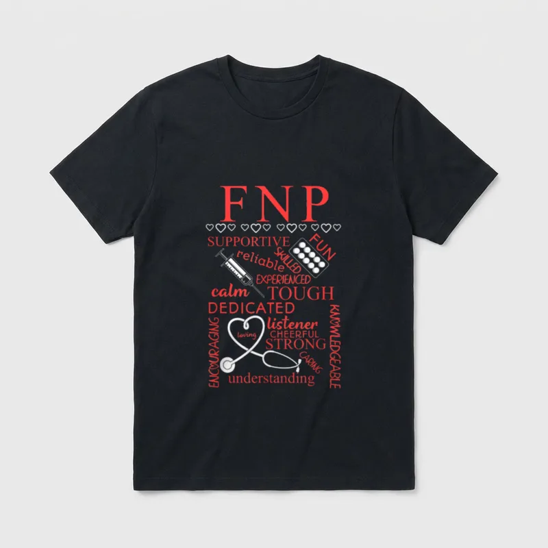 FNP Family Nurse Practitioner Reliable T-Shirt – Classic T-Shirt in Black
