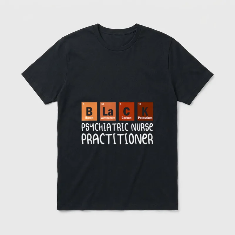 Psych NP Psychiatric Nurse Practitioner Nurses T-Shirt – Classic T-Shirt in Black