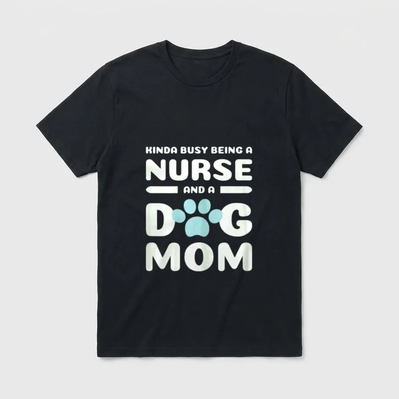 Kinda Busy Being a Nurse Practitioner T-Shirt – Classic T-Shirt in Black