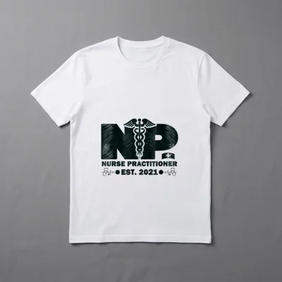 NP Graduation Established 2021 Nurse Practitioner T-Shirt – Classic T-Shirt in Black
