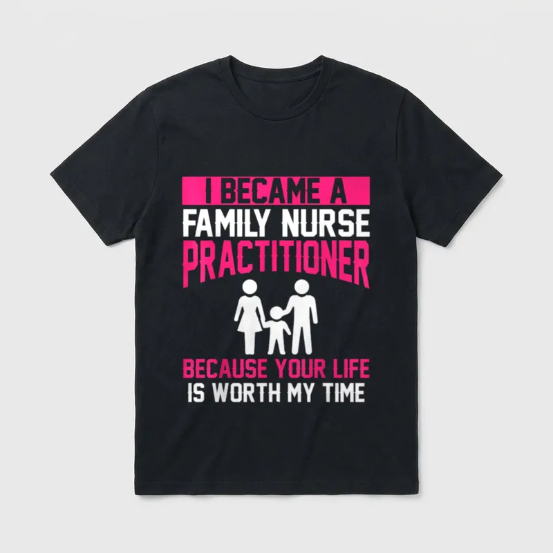 Family Nurse Practitioner T-Shirt – Classic T-Shirt in Black