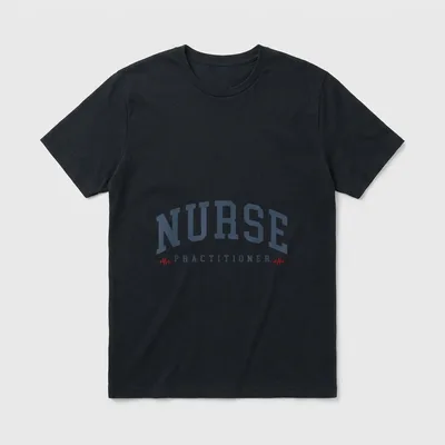Family Nurse Practitioner NP Nursing Vintage T-Shirt – Classic T-Shirt in Black