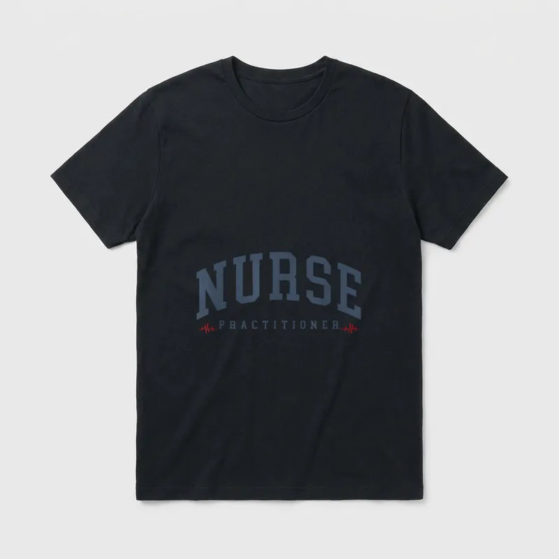 Family Nurse Practitioner NP Nursing Vintage T-Shirt – Classic T-Shirt in Black