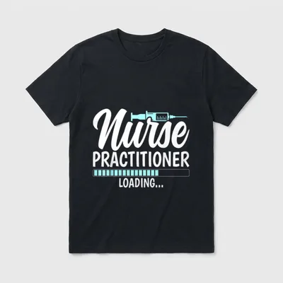 Nurse Practitioner Loading T-Shirt – Classic T-Shirt in Black