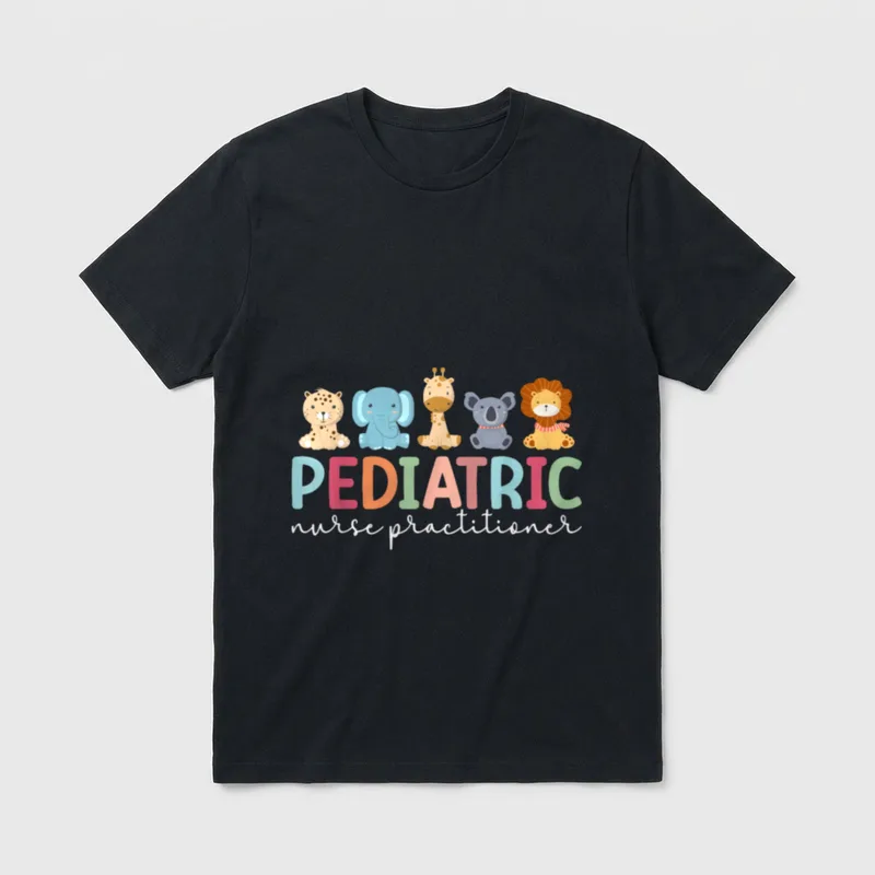 Pediatric Nurse Practitioner NP Appreciation T-Shirt – Classic T-Shirt in Black