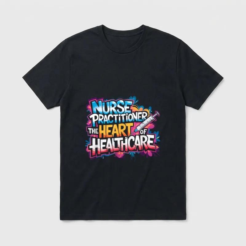 NP Nursing Practitioner T-Shirt – Classic T-Shirt in Black