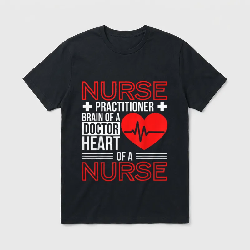 New Nurse Practitioners Practitioner Brain T-Shirt – Classic T-Shirt in Black