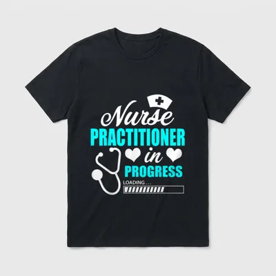 Nurse Practitioner in Progress Future T-Shirt – Classic T-Shirt in Black