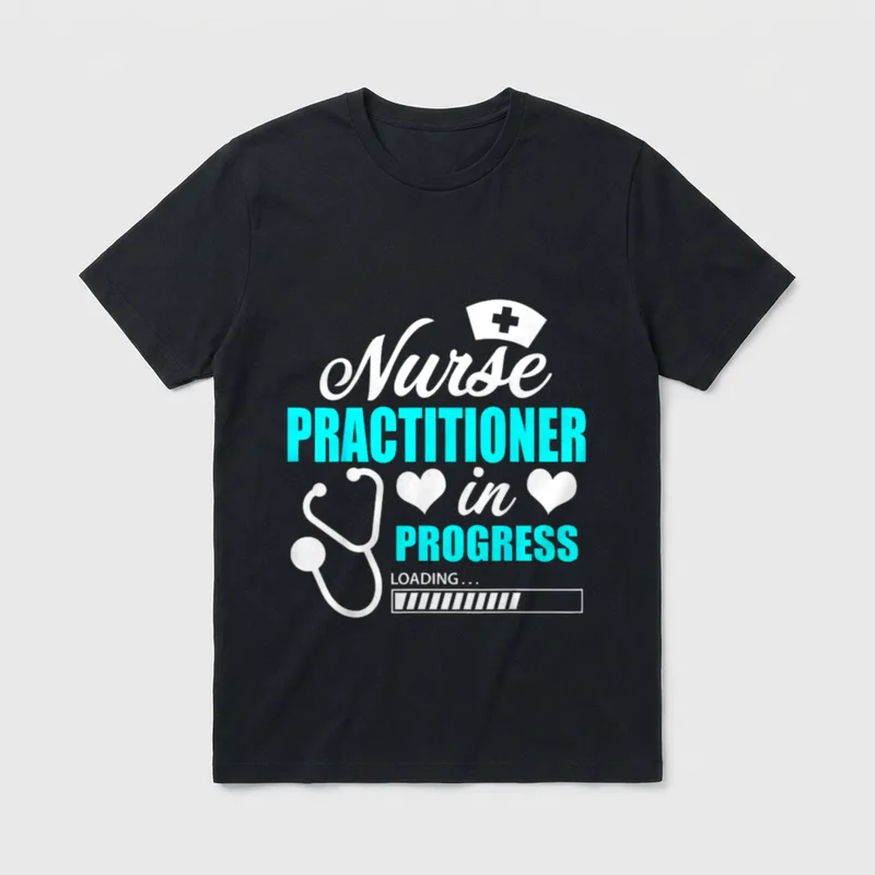 Nurse Practitioner in Progress Future T-Shirt – Classic T-Shirt in Black