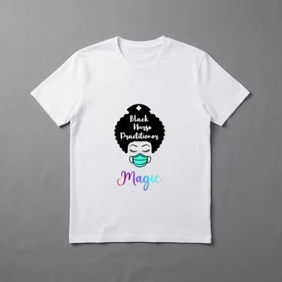 African American Nurse Practitioner T-Shirt – Classic T-Shirt in Black