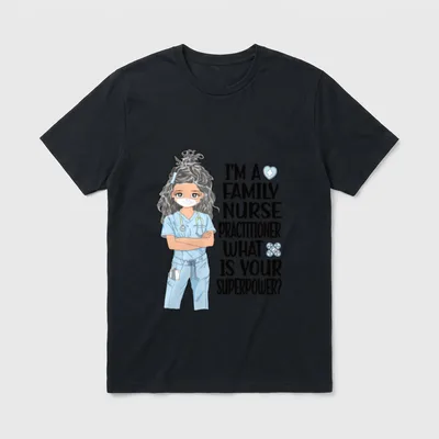 FNP Family Nurse Practitioner Appreciation T-Shirt – Classic T-Shirt in Black
